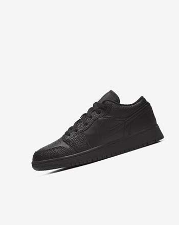 Black / Black / Black Boy Nike Air Jordan 1 Low Sneakers | CA2408