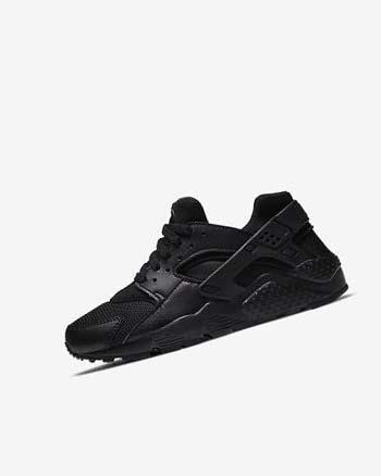 Black / Black / Black Boy Nike Huarache Run Shoes | CA2642