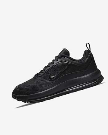 Black / Black / Black Men's Nike Air Max AP Sneakers | CA2940