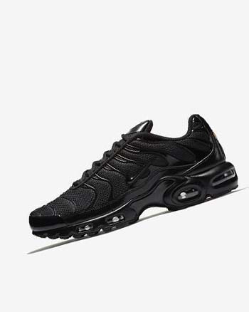 Black / Black / Black Men's Nike Air Max Plus Sneakers | CA3125