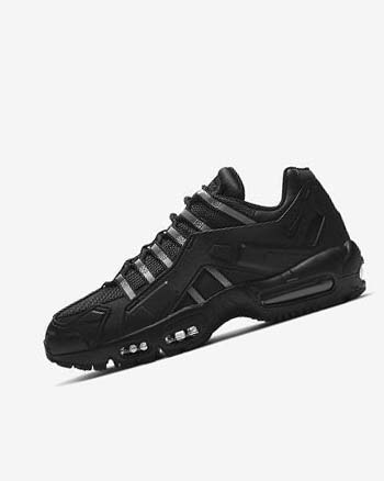 Black / Black / Black Men's Nike Air Max 95 NDSTRKT Casual Shoes | CA4911