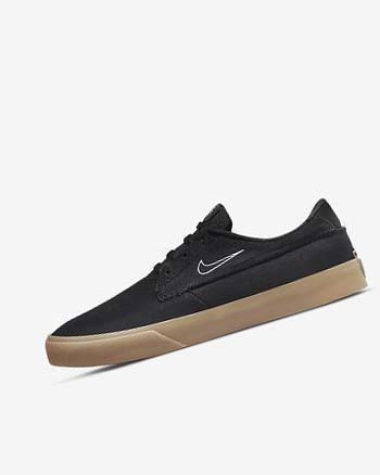 Black / Black / Black / White Men's Nike SB Shane Skate Shoes | CA3107