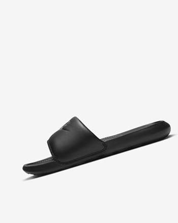 Black / Black / Black Women's Nike Victori One Slides | CA4722