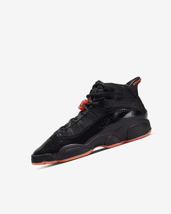 Black / Black Boy Nike Jordan 6 Rings Basketball Shoes | CA5566