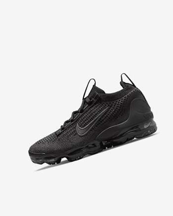 Black / Black / Dark Grey / Black Boy Nike Air VaporMax 2021 FK Sneakers | CA5369