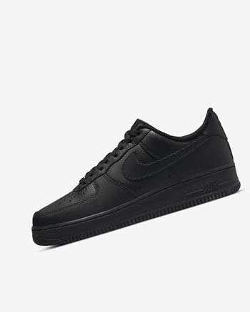 Black / Black Men's Nike Air Force 1 '07 Sneakers | CA1158