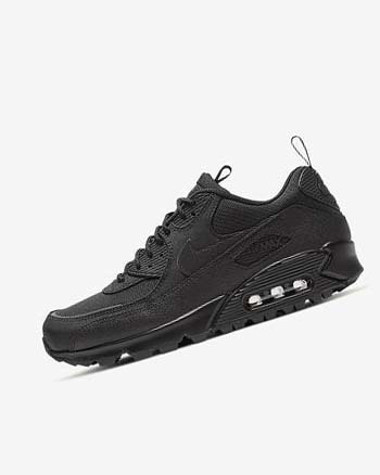 Black / Black Men's Nike Air Max 90 Surplus Sneakers | CA2831