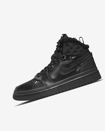 Black / Black / White Women's Nike Air Jordan 1 Acclimate Sneakers | CA4528