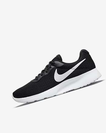 Black / Black / White Women's Nike Tanjun Sneakers | CA2874