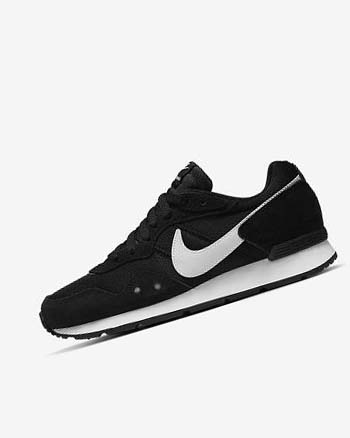 Black / Black / White Women's Nike Venture Runner Sneakers | CA5258