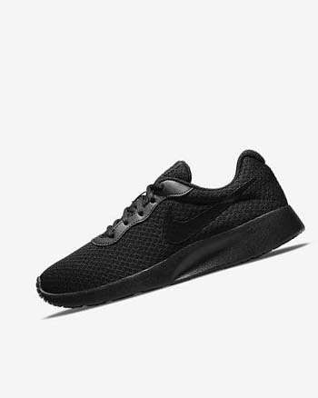 Black / Black Women's Nike Tanjun Sneakers | CA3229