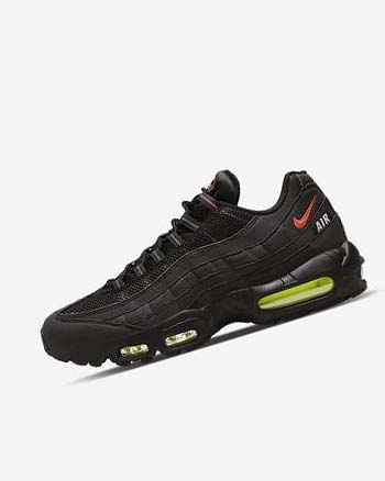 Black / Blue / Light Red Men's Nike Air Max 95 Casual Shoes | CA2253