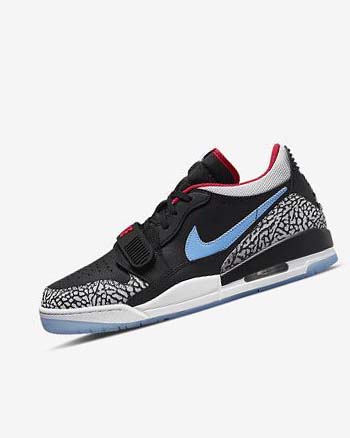 Black / Blue / Red / Grey Men's Nike Air Jordan Legacy 312 Low Basketball Shoes | CA4842