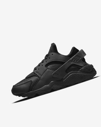 Black / Dark Grey / Black Men's Nike Air Huarache Sneakers | CA2830