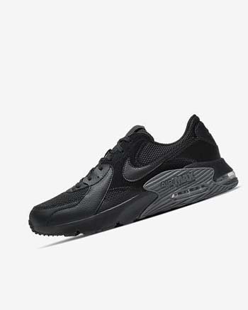 Black / Dark Grey / Black Men's Nike Air Max Excee Sneakers | CA5021