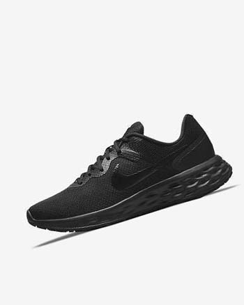 Black / Dark Grey / Black Men's Nike Revolution 6 Next Nature Running Shoes | CA4660
