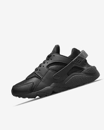 Black / Dark Grey / Black Women's Nike Air Huarache Sneakers | CA5278