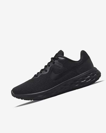 Black / Dark Grey / Black Women's Nike Revolution 6 Next Nature Running Shoes | CA2845