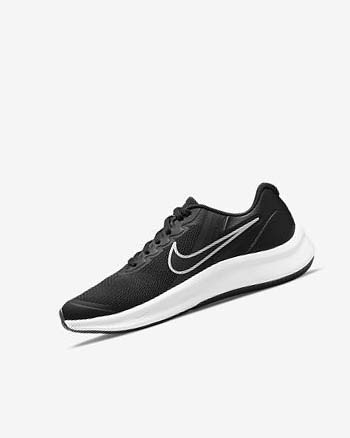 Black / Dark Grey / Dark Grey Boy Nike Star Runner 3 Running Shoes | CA2699