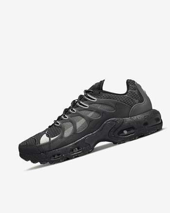 Black / Dark Grey / Dark Grey / Light Green Men's Nike Air Max Terrascape Plus Casual Shoes | CA5267