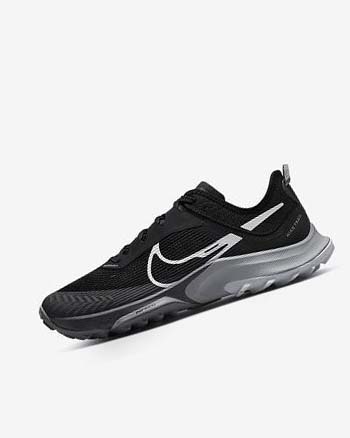 Black / Dark Grey / Grey / Platinum Men's Nike Air Zoom Terra Kiger 8 Trail Running Shoes | CA4694