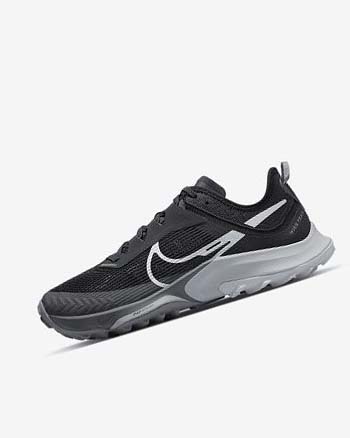 Black / Dark Grey / Grey / Platinum Women's Nike Air Zoom Terra Kiger 8 Trail Running Shoes | CA5025
