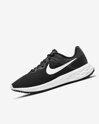 Black / Dark Grey / Grey / White Women's Nike Revolution 6 Next Nature Running Shoes | CA3169