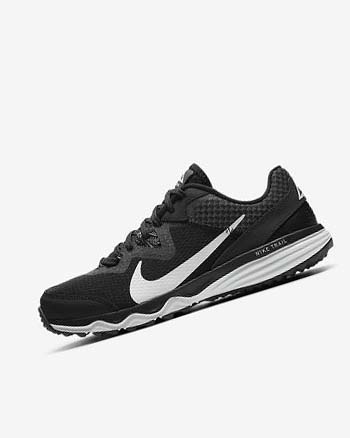 Black / Dark Grey / Grey / White Women's Nike Juniper Trail Trail Running Shoes | CA5086
