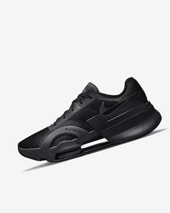 Black / Dark Grey Men's Nike Air Zoom SuperRep 3 Training Shoes | CA3250