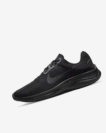 Black / Dark Grey Men's Nike Flex Experience Run 11 Next Nature Running Shoes | CA2870