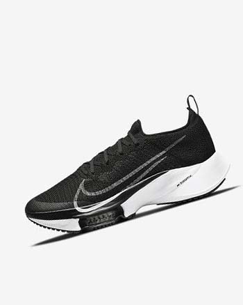 Black / Dark Grey / Platinum / White Men's Nike Air Zoom Tempo NEXT% Running Shoes | CA2812