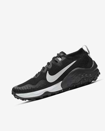 Black / Dark Grey / Platinum Women's Nike Wildhorse 7 Trail Running Shoes | CA3269