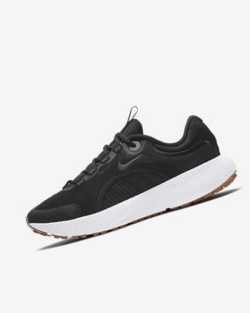 Black / Dark Grey / White / Black Women's Nike React Escape Run Running Shoes | CA2691