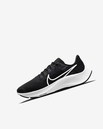 Black / Dark Grey / White Girls' Nike Air Zoom Pegasus 38 Running Shoes | CA2762