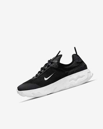 Black / Dark Grey / White Girls' Nike React Live Sneakers | CA2818