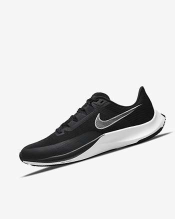 Black / Dark Grey / White Men's Nike Air Zoom Rival Fly 3 Running Shoes | CA2792