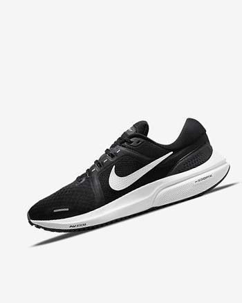 Black / Dark Grey / White Men's Nike Air Zoom Vomero 16 Running Shoes | CA4613