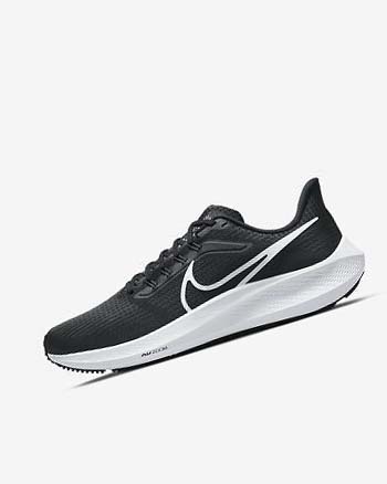 Black / Dark Grey / White Men's Nike Air Zoom Pegasus 39 Running Shoes | CA5138