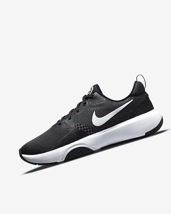 Black / Dark Grey / White Women's Nike City Rep TR Training Shoes | CA2508