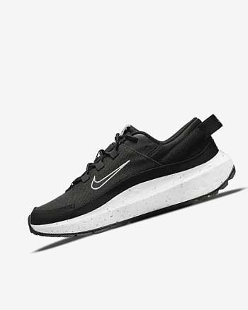 Black / Dark Grey / White Women's Nike Crater Remixa Sneakers | CA2939