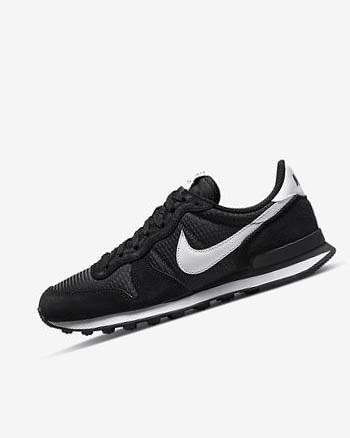 Black / Dark Grey / White Women's Nike Internationalist Sneakers | CA5091