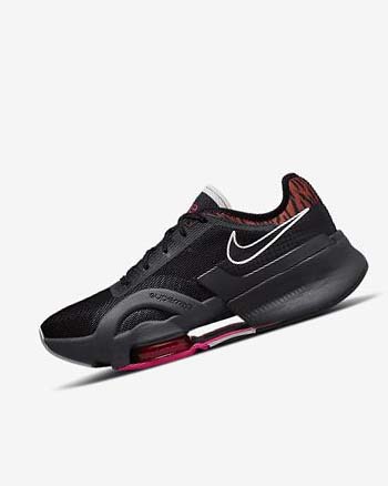 Black / Dark Grey Women's Nike Air Zoom SuperRep 3 Training Shoes | CA4492