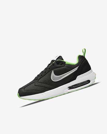 Black / Green / White Girls' Nike Air Max Dawn Sneakers | CA2332