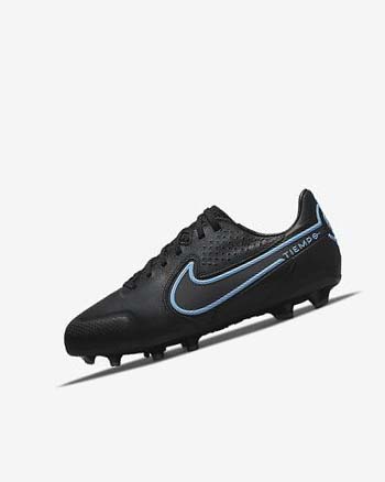 Black / Grey / Black Boy Nike Jr. Tiempo Legend 9 Pro FG Soccer Cleats | CA2617