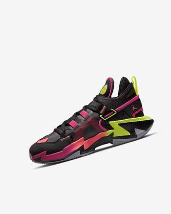 Black / Grey / Grey / Light Mango Boy Nike Jordan Why Not .5 Basketball Shoes | CA4741