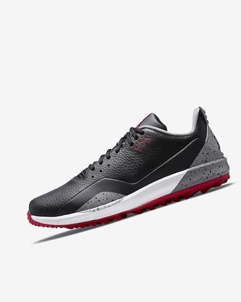Black / Grey Men's Nike Jordan ADG 3 Golf Shoes | CA4725