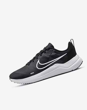 Black / Grey / Platinum / White Women's Nike Downshifter 12 Running Shoes | CA2227