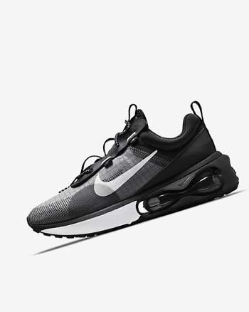 Black / Grey / White Men's Nike Air Max 2021 Casual Shoes | CA2493