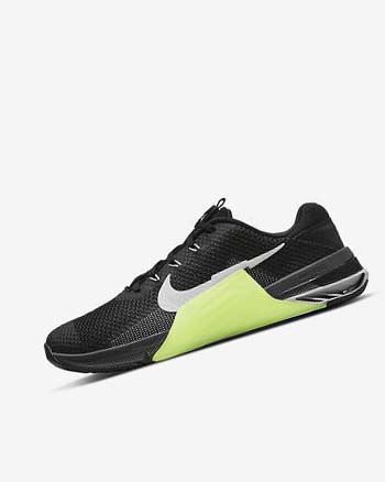 Black / Grey / White Men's Nike Metcon 7 Training Shoes | CA4869
