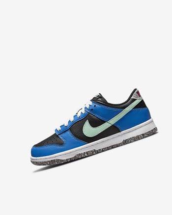 Black / Light Blue / Pink / Mint Girls' Nike Dunk Low SE Sneakers | CA2849